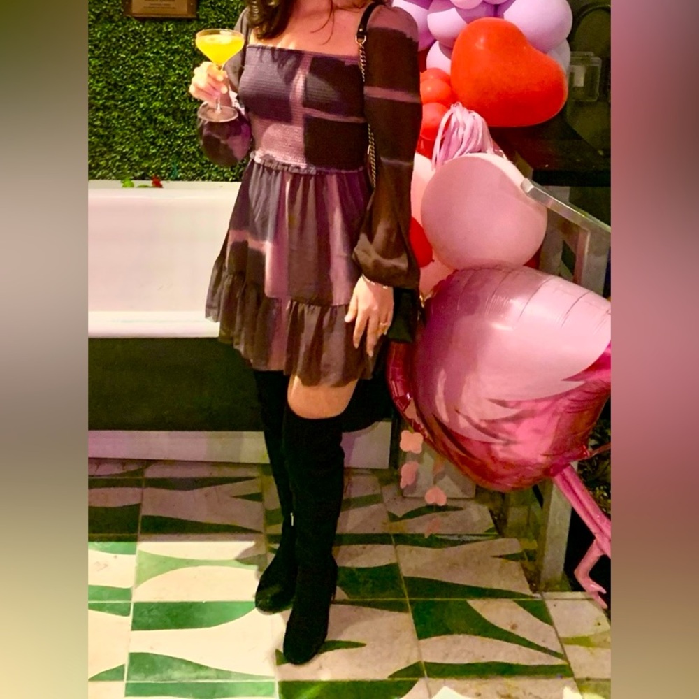 Aritzia Wilfred XS Pink tones dress perfect for all occasions ♥️